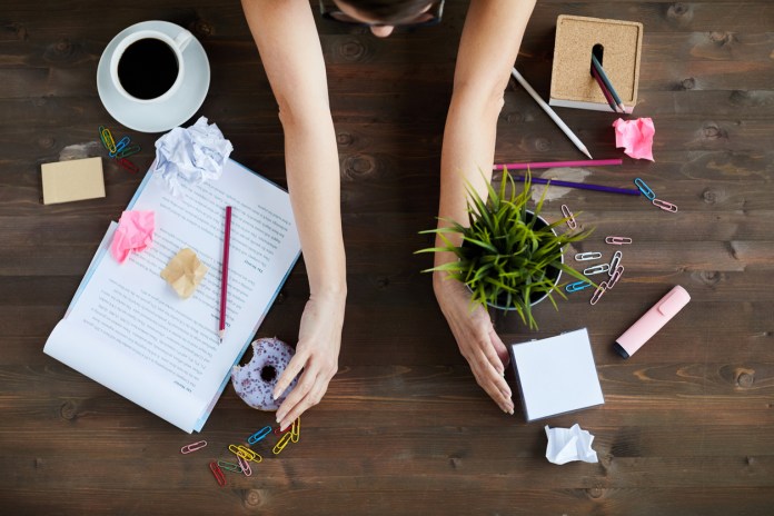 Organizing your items on your study table is an effective way to reduce stress